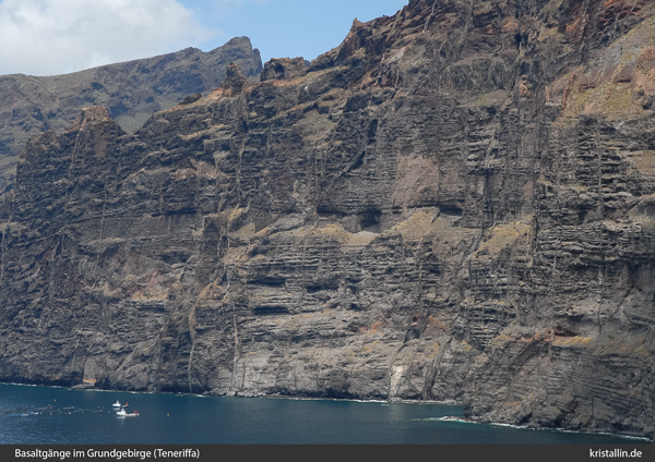 Grundgebirge im Westen von Teneriffa