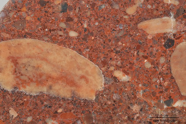 Digerberg-Konglomerat mit Sandsteinklasten