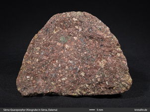 Grundform des braunen Särna-Quarzporphyrs