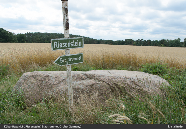 Boulder of Kökar-Rapakivi