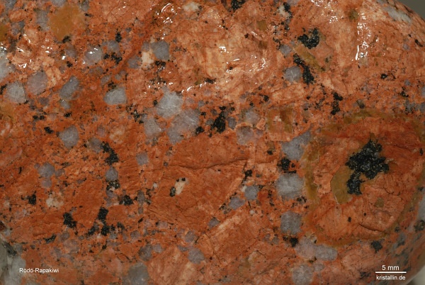 porphyrischer Rapakiwi, Detail