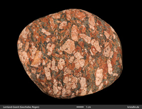 Lemland-Granit als Geschiebe