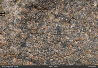 Monzonit von J&auml;rs&ouml;