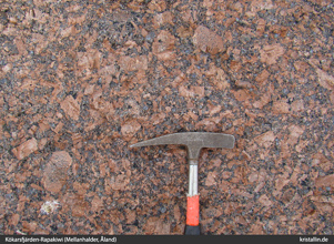 Bild eines Rapakiwi-Granits