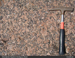 Porphyrischer Rapakiwi auf  Storl&auml;gnan