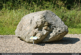 Geschiebe mit Cordierit in Lieth