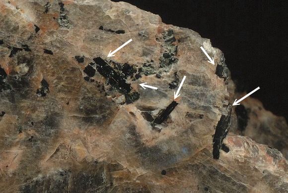 Biotitpakete aus der N�he