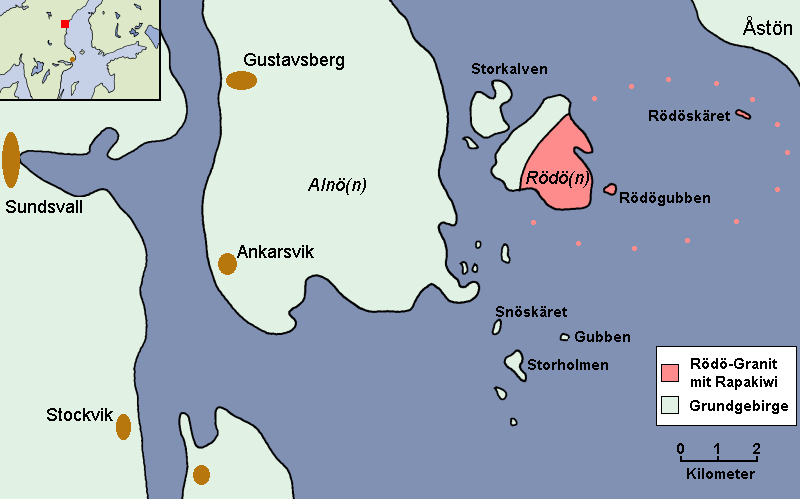 Karte von R&ouml;d&ouml;