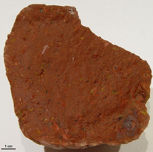 Bredvad-Porphyr, frischer Bruch